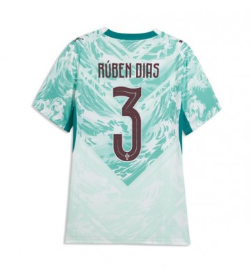 Portugal Ruben Dias #3 Replika Bortatröja Damer VM 2026 Kortärmad